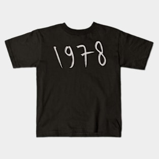 Hand Drawn 1978 Kids T-Shirt